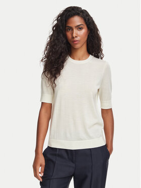 BOSS BOSS Svetr Farbella 50544996 Světle béžová Slim Fit