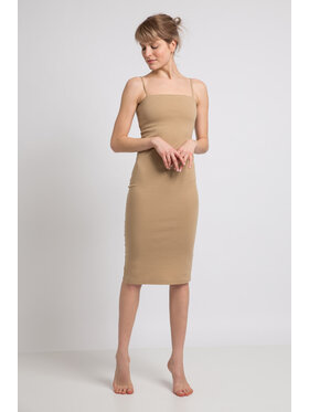 LaLupa LaLupa Sukienka codzienna LA062 Brązowy Comfortable Fit