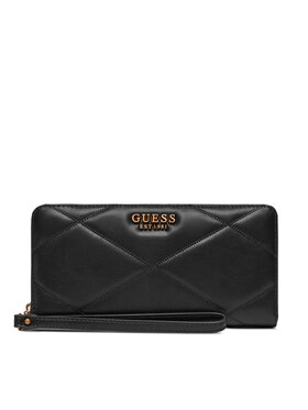 Guess Guess Didelė Moteriška Piniginė Cilian (QB) Slg SWQB91 91460 Juoda