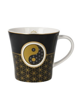Goebel Goebel Kubek Yin Yang - Lotus Czarny