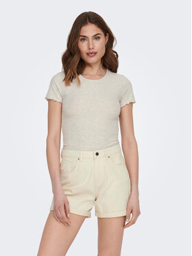 ONLY ONLY T-Shirt 15201206 Szary Regular Fit