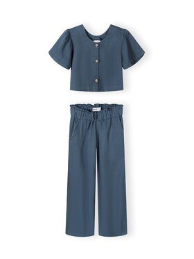 MINOTI MINOTI Bluzka 22set46 Niebieski Regular Fit