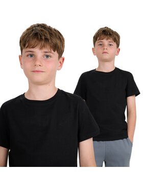 4F 4F T-Shirt 4FJWMM00TTSHM2330-20S Czarny Regular Fit