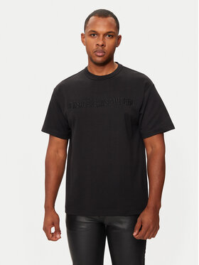 Versace Jeans Couture Versace Jeans Couture Tricou 77GAHC01 Negru Relaxed Fit