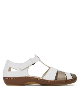 Rieker Rieker Sandali 45869-80 Bela