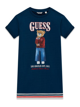 Guess Guess Kasdieninė suknelė J6RK11 KAD74 Tamsiai mėlyna Regular Fit