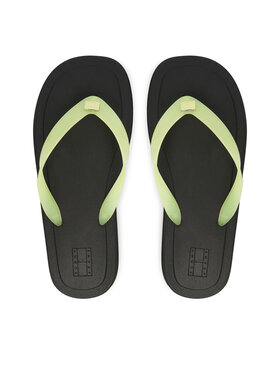 Tommy Jeans Tommy Jeans Japonki Tjw Cleated Jelly Summer Sandal EN0EN02954 Zielony