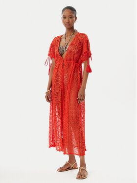 Iconique Iconique Vestito da spiaggia Temptation IC26-119 Rosso Regular Fit