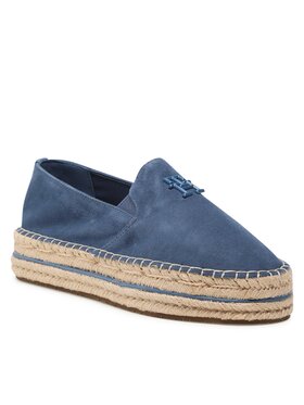 Tommy Hilfiger Tommy Hilfiger Еспадрили Th Suede Flatform Espadrille FW0FW07069 Син