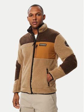Napapijri Napapijri Polar Yupik NP0A8AZU Bej închis Regular Fit
