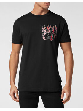 PHILIPP PLEIN PHILIPP PLEIN T-Shirt 20723 Czarny Regular Fit