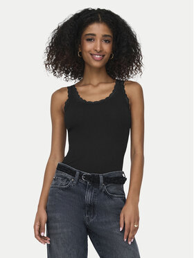 ONLY ONLY Τοπ Sara 15345994 Μαύρο Slim Fit