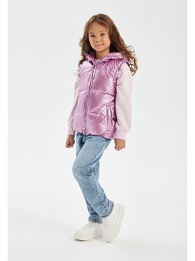 MINOTI MINOTI Kamizelka 20gilet49 Fioletowy Regular Fit
