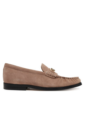 Tommy Hilfiger Tommy Hilfiger Туфлі Soft Suede Horsebit Loafer FW0FW08649 Бежевий