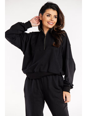 Infinite You Infinite You Felpa M316 Nero Basic Fit