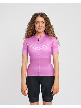 Rivanelle Rivanelle Koszulka rowerowa LEVEL UP Fioletowy Narrow Fit