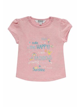 Kanz Kanz T-Shirt 1712013-8295 Różowy Basic Fit