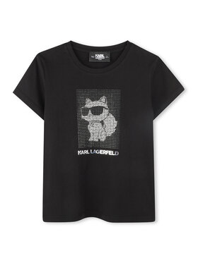 Karl Lagerfeld Kids Karl Lagerfeld Kids T-shirt Z30489 M Nero Regular Fit