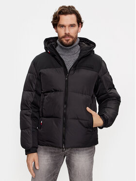 Tommy Hilfiger Tommy Hilfiger Pūkinė striukė New York MW0MW32771 Juoda Regular Fit