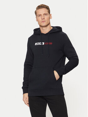 Jack&Jones Jack&Jones Majica dugih rukava 12233599 Tamnoplava Regular Fit