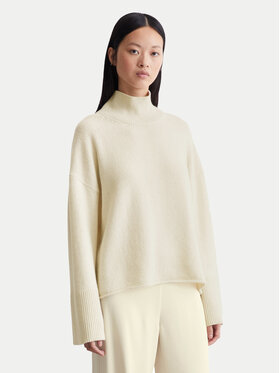 Marc O'Polo Marc O'Polo Rollkragenpullover 409 6211 60493 Écru Loose Fit