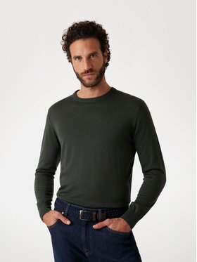 Guess Guess Sweter 170947 Zielony Classic Fit