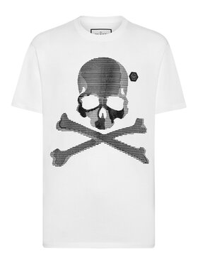 PHILIPP PLEIN PHILIPP PLEIN Tričko 1873 Biela Regular Fit