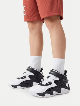 SHAQ SHAQ Buty do koszykówki EO-DEVASTATOR 3.0 AQ95078Y-BWZ Biały