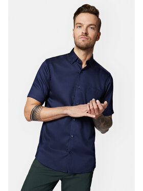 Lancerto Lancerto Koszula Meryl KO073123000047 Granatowy Slim Fit