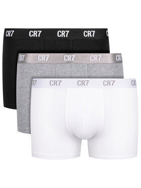 Cristiano Ronaldo CR7 Cristiano Ronaldo CR7 Set di 3 boxer Basic Trunk 3Pack 8100-49-633 Bianco
