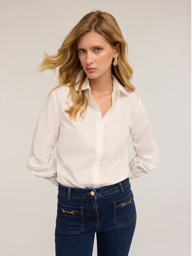 Motivi Motivi Camicia 5265Q000859N011 Bianco Regular Fit