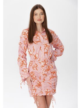 LAURELLA LAURELLA Každodenné šaty 4TU008 Ružová Regular Fit