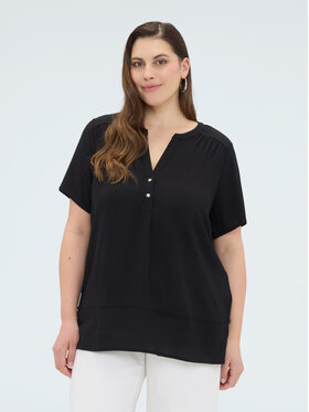 Fiorella Rubino Fiorella Rubino T-Shirt G09GL009115N033 Czarny Regular Fit