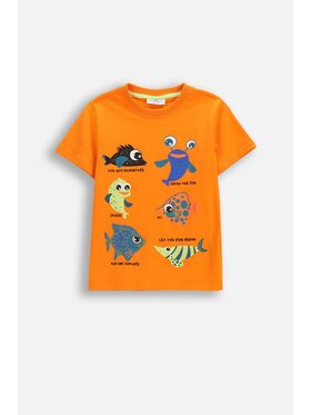 Coccodrillo Coccodrillo T-Shirt WC6143202FBK-006 Oranžová Regular Fit