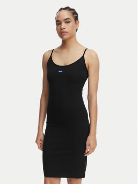 HUGO HUGO Rochie de vară Narya 50563766 Negru Slim Fit