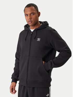 adidas adidas Mikina Trefoil Essentials IW5791 Čierna Regular Fit