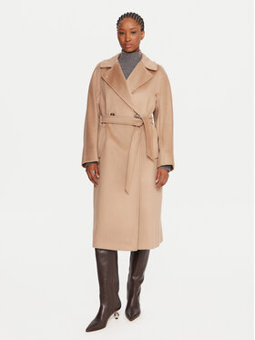 Weekend Max Mara Weekend Max Mara Wollmantel Resina 2525016102 Beige Regular Fit