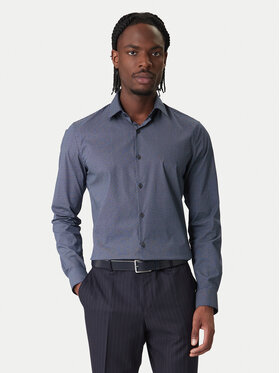 Calvin Klein Calvin Klein Košile LV019EU083 Tmavomodrá Slim Fit