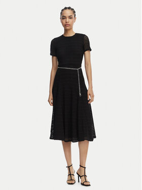MICHAEL Michael Kors MICHAEL Michael Kors Sukienka codzienna MS683DUKS1 Czarny Regular Fit