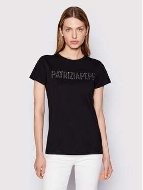 Patrizia Pepe Patrizia Pepe T-Shirt 8M1432/J4V5-K103 Czarny Regular Fit