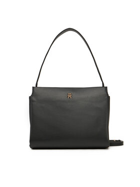 Tommy Hilfiger Tommy Hilfiger Τσάντα Th Legacy Med Satchel AW0AW17173 Μαύρο