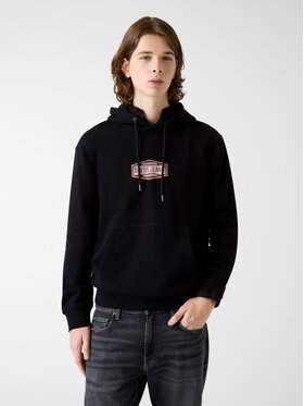 Guess Jeans Guess Jeans Mikina 180298 Černá Classic Fit