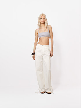 La Mania La Mania Jeansy HORIZON Bílá Basic Fit