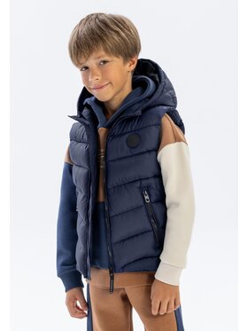 MINOTI MINOTI Kamizelka 19gilet44 Granatowy Regular Fit