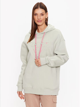 Guess Guess Світшот W3YQ09 K9Z21 Зелений Regular Fit