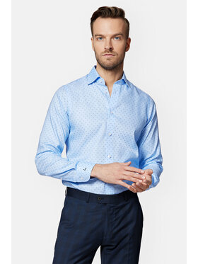 Lancerto Lancerto Koszula Kiara KO073123000015 Błękitny Slim Fit