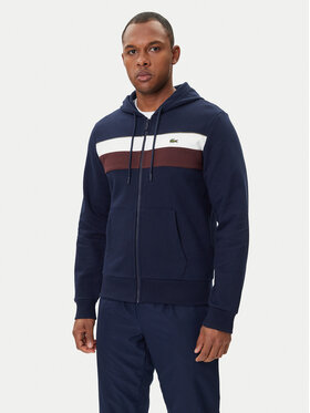 Lacoste Lacoste Majica dugih rukava SH5913 Tamnoplava Regular Fit