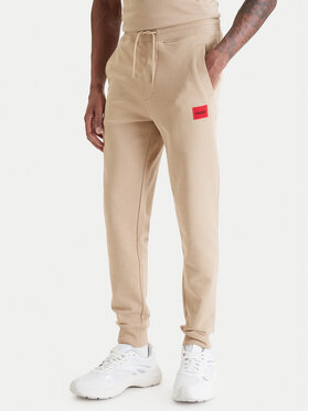 HUGO HUGO Spodnie dresowe Doak212 50447963 Beżowy Regular Fit