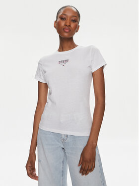 Tommy Jeans Tommy Jeans Футболка Essential DW0DW17839 Білий Slim Fit