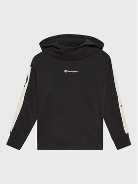Champion Champion Μπλούζα 404468 Μαύρο Custom Fit